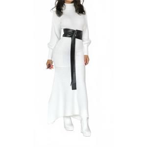 NEW MAD FOR LOVE parisian state of mind sweater dress in white